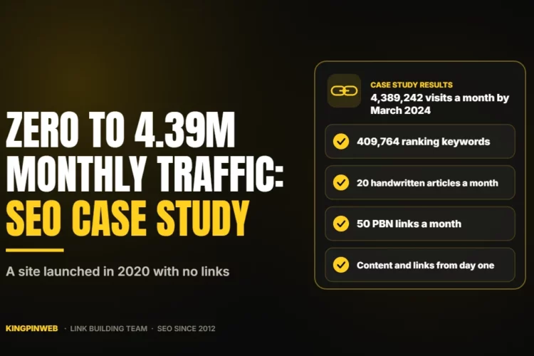 Zero to 4.39M monthly organic traffic